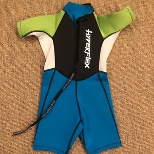 HyperFlex Neoprene back zip Wetsuit sz 4T like new